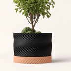 Novimea — Schwarz / Apricot. Farbvisualisierung nach Originaldesign; Lieferumfang laut Produktbeschreibung.